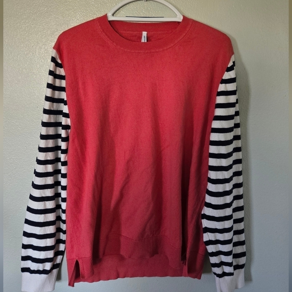 Southern Tide | Color Block Stripe Fireside Cashmere Blend Sweater Size XL